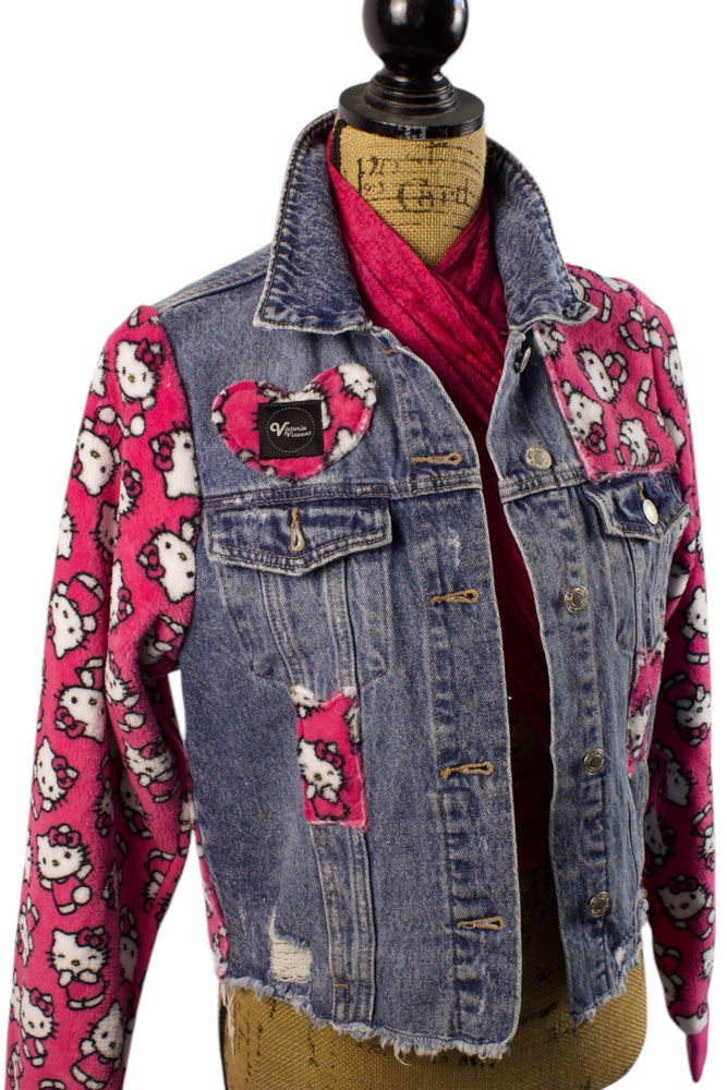 “Hello Kitty” - Vspoke Collection Denim Jacket